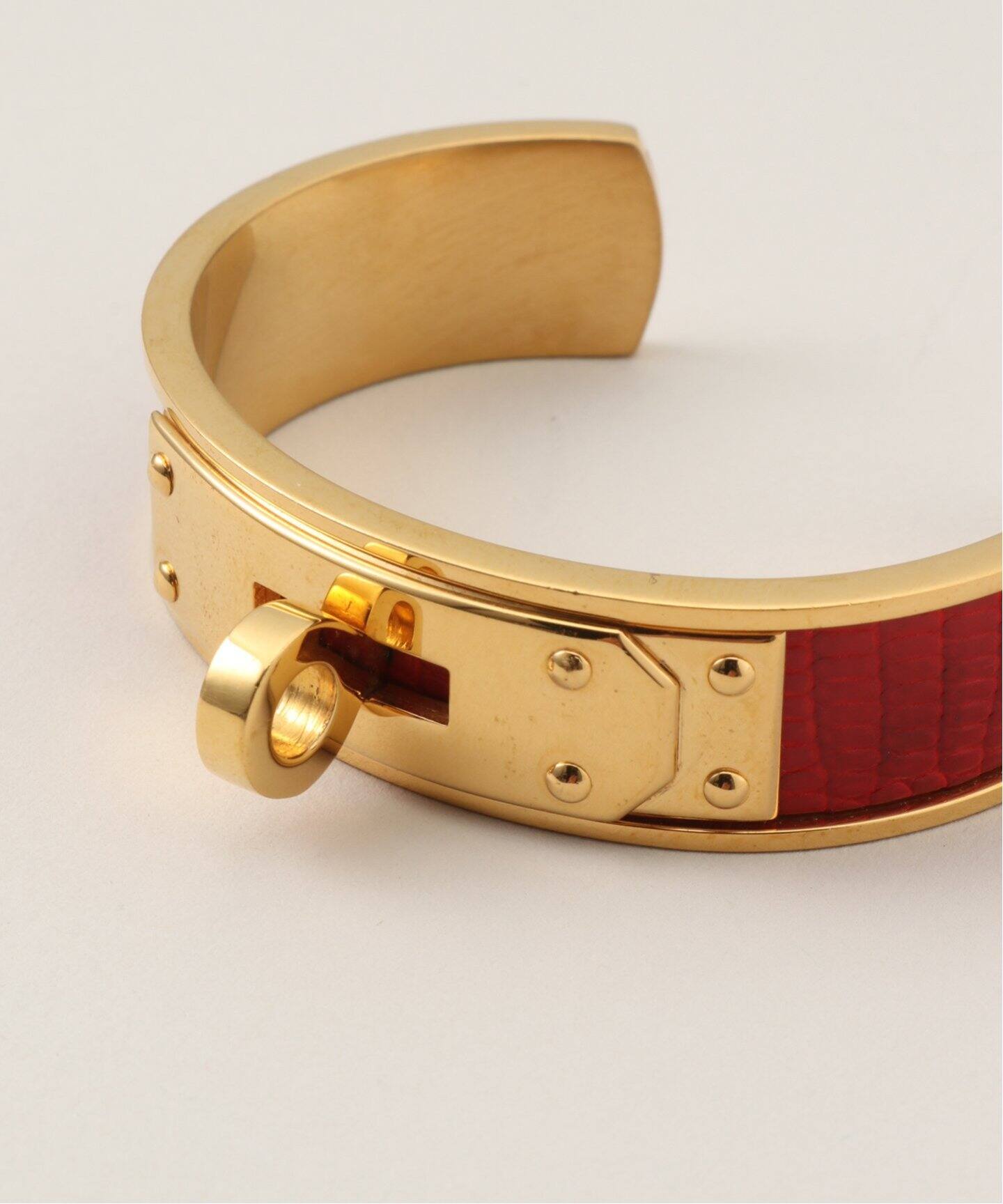 VINTAGE HERMES/エルメス】Kelly cuff bangle（ブレスレット・バングル 