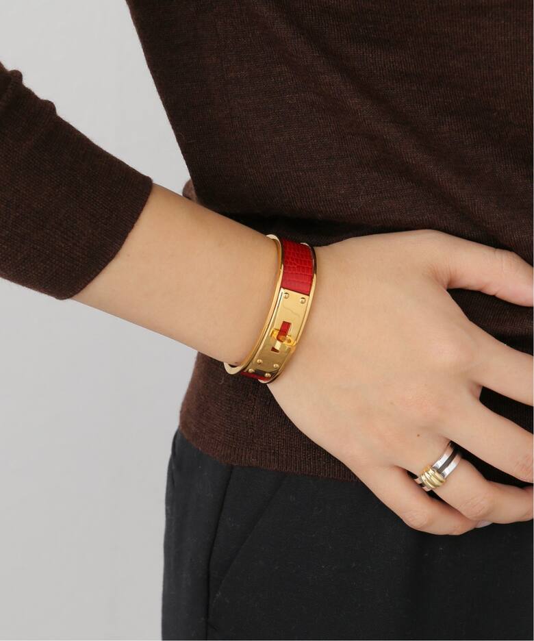 VINTAGE HERMES/エルメス】Kelly cuff bangle（ブレスレット・バングル 