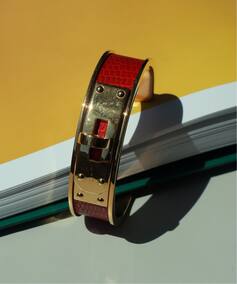 VINTAGE HERMES/エルメス】Kelly cuff bangle（ブレスレット・バングル