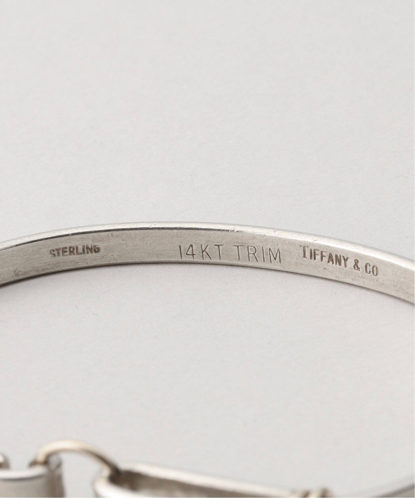 Tiffany&Co.】シルバー&14Kバングル 【公式通販】