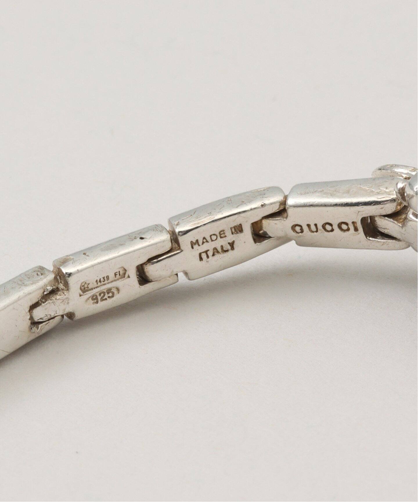 OLD GUCCI / オールドグッチ 】 1980`s Belt Buckle ID Bracelet 