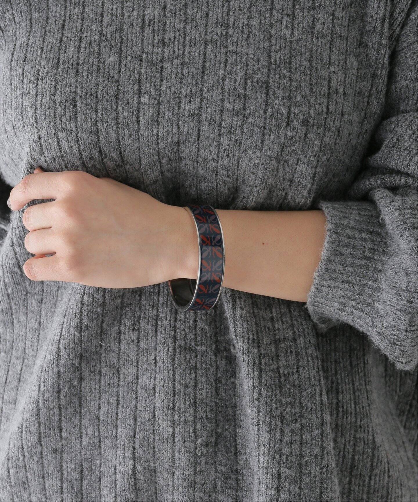 VINTAGE LOEWE/ロエベ】Anagram metal bangle m（ブレスレット 