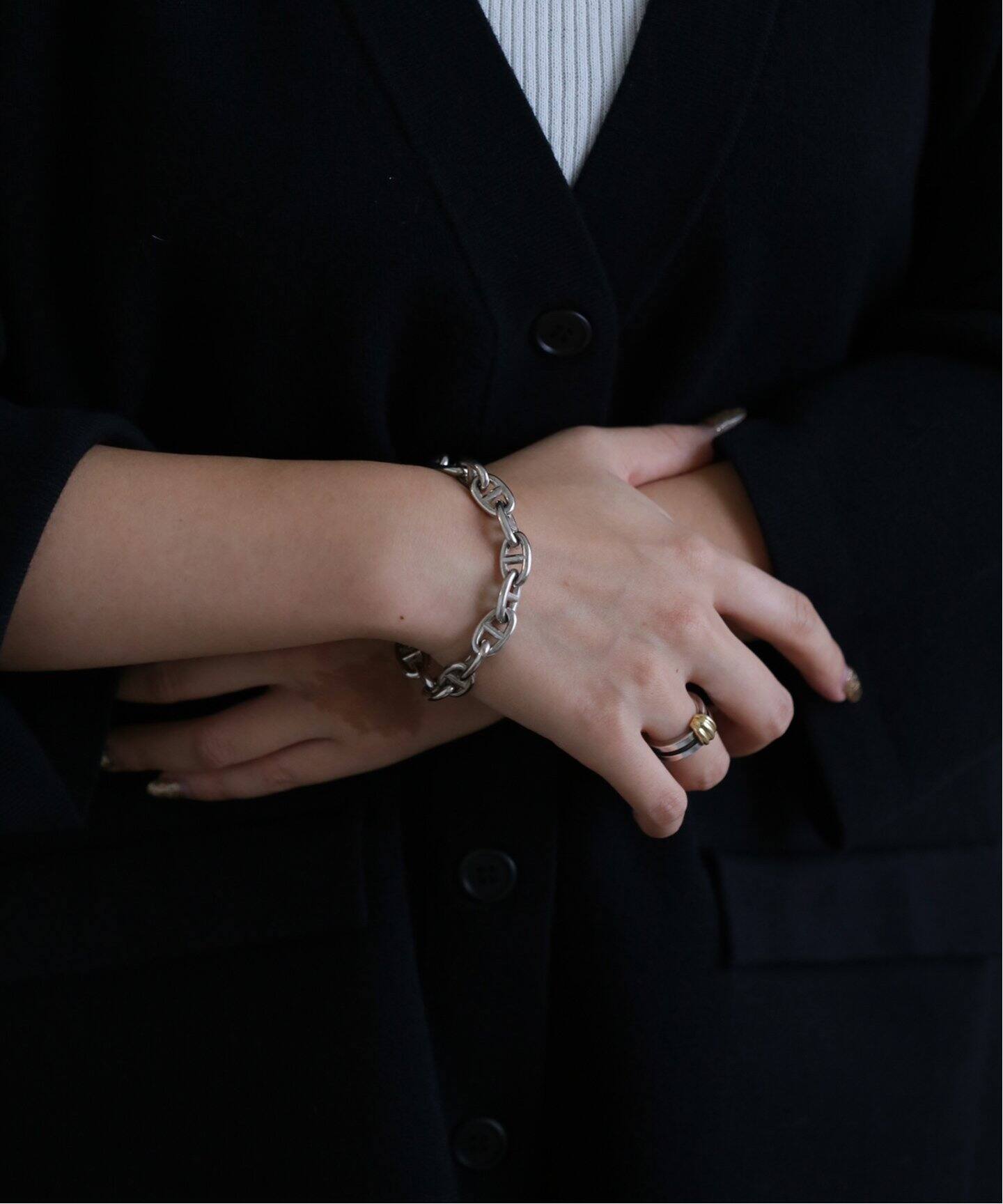 VINTAGE HERMES/エルメス】Chaine dAncre mm16（ブレスレット 