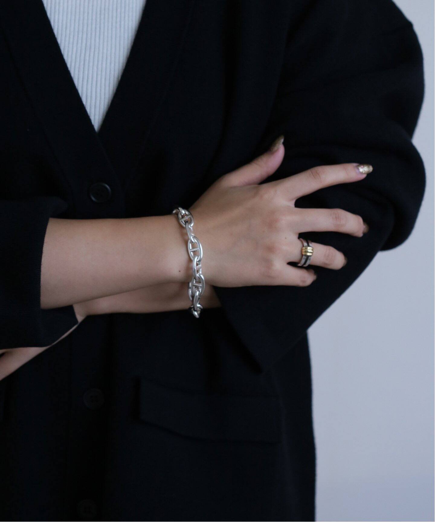 VINTAGE HERMES/エルメス】Chaine dAncre gm14（ブレスレット 