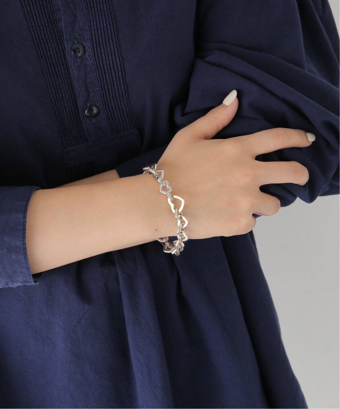 ⚪︎Tiffany&Co. たらしく レア ハートバングル ブレスレット925 750コンビ