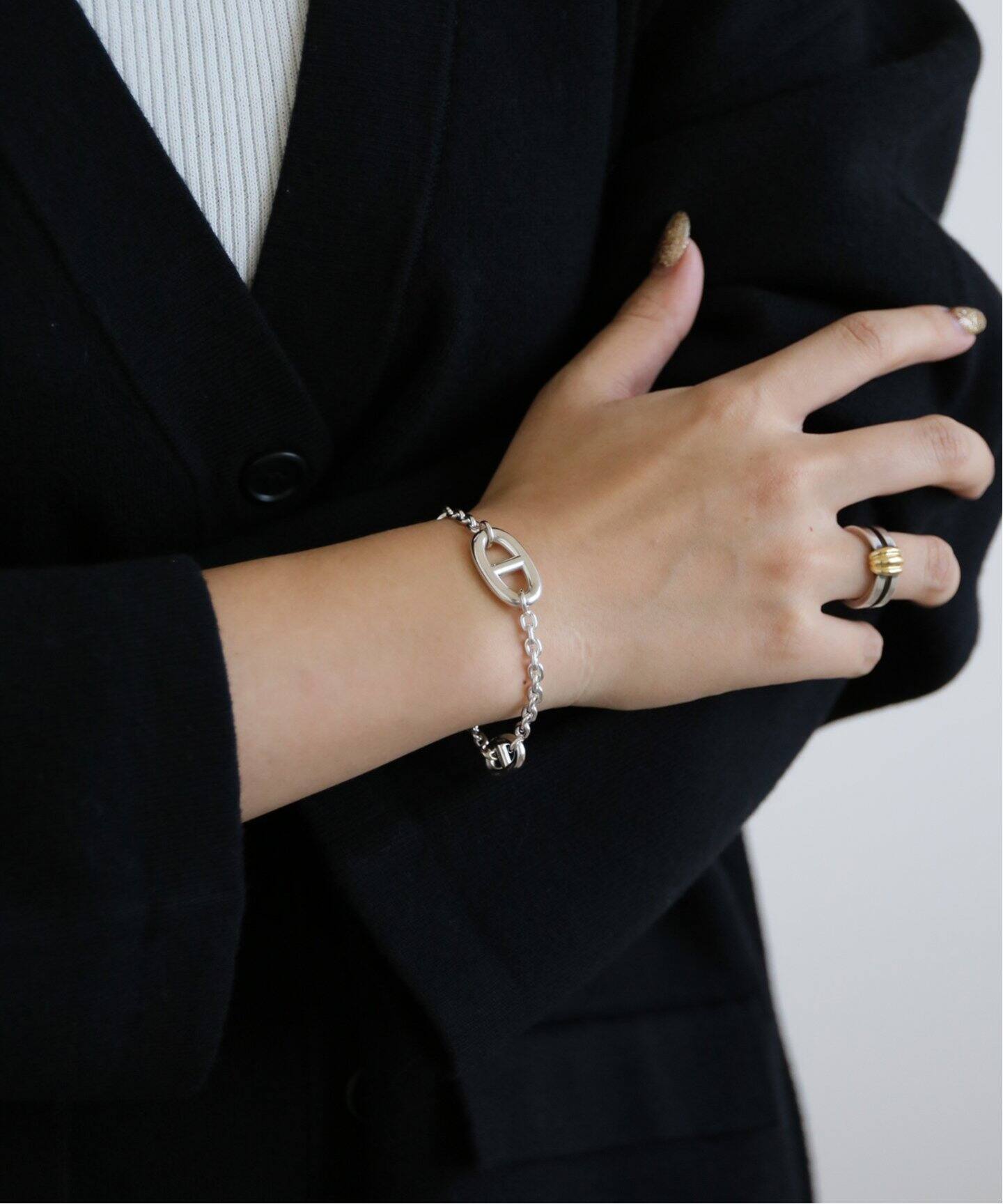 VINTAGE HERMES/エルメス】Farandole bracelet st（ブレスレット  