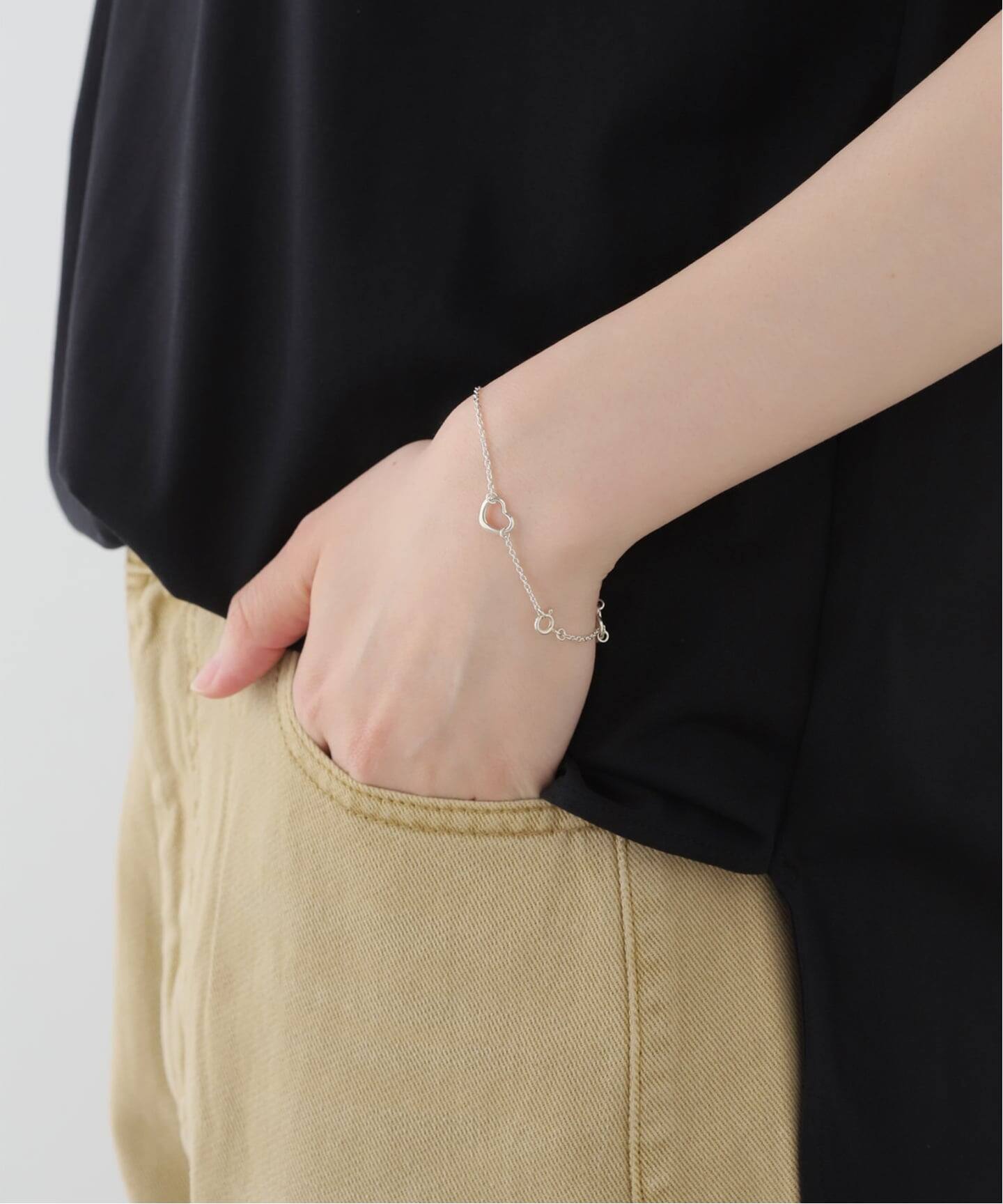 VINTAGE TIFFANY&Co./ティファニー】5charm bracelet oval link