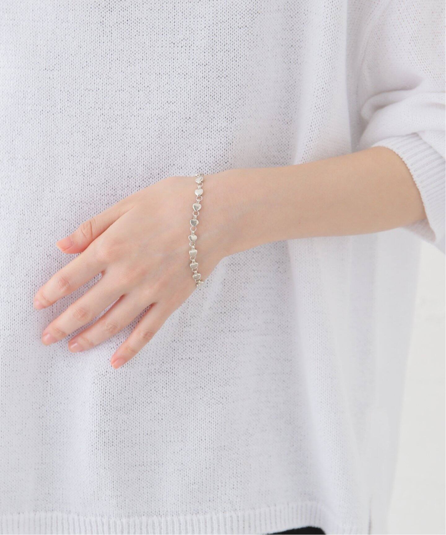 VINTAGE TIFFANY&Co./ティファニー】 Puff heart bracelet
