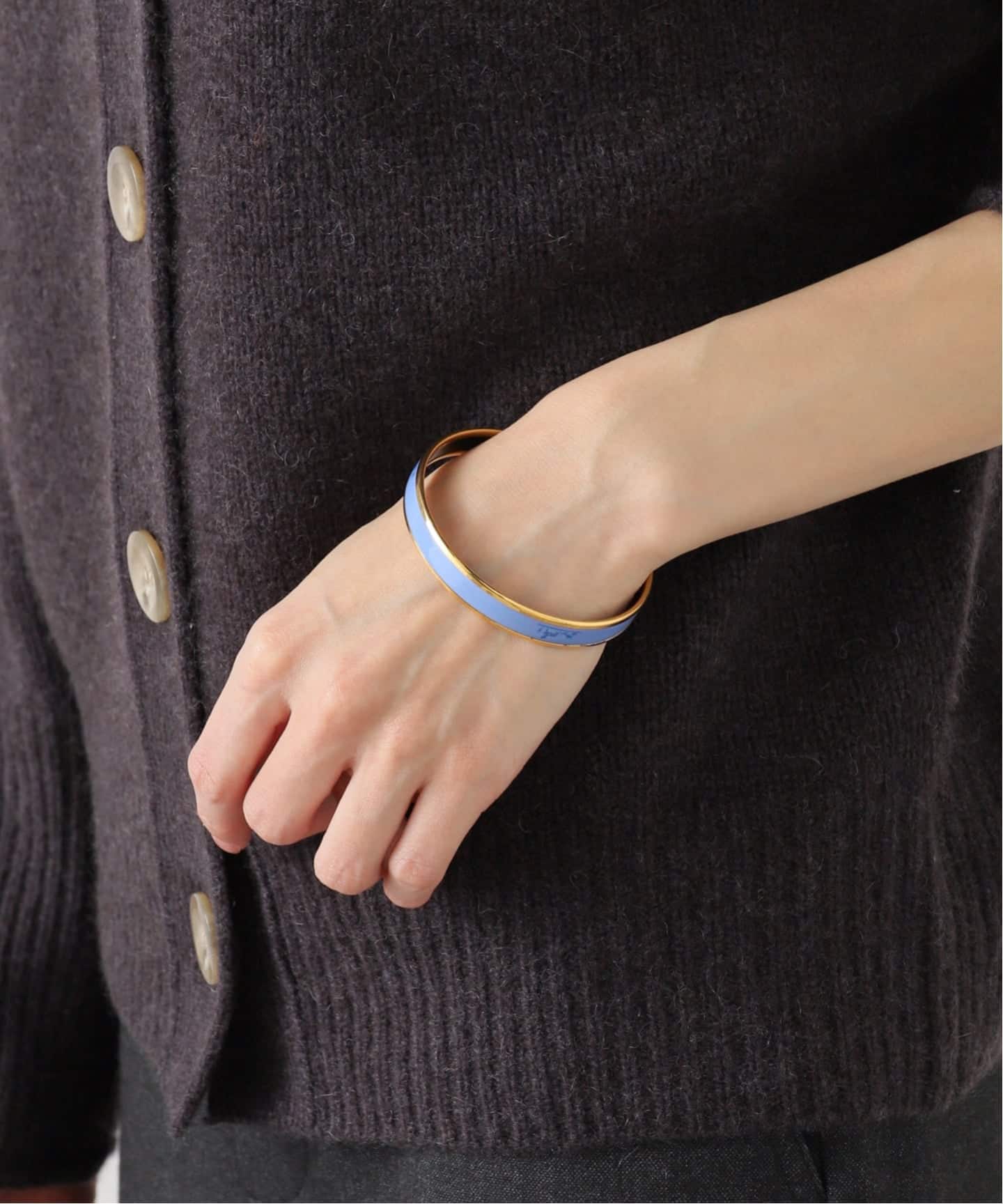 VINTAGE HERMES/エルメス】Email bangle pm（ブレスレット・バングル