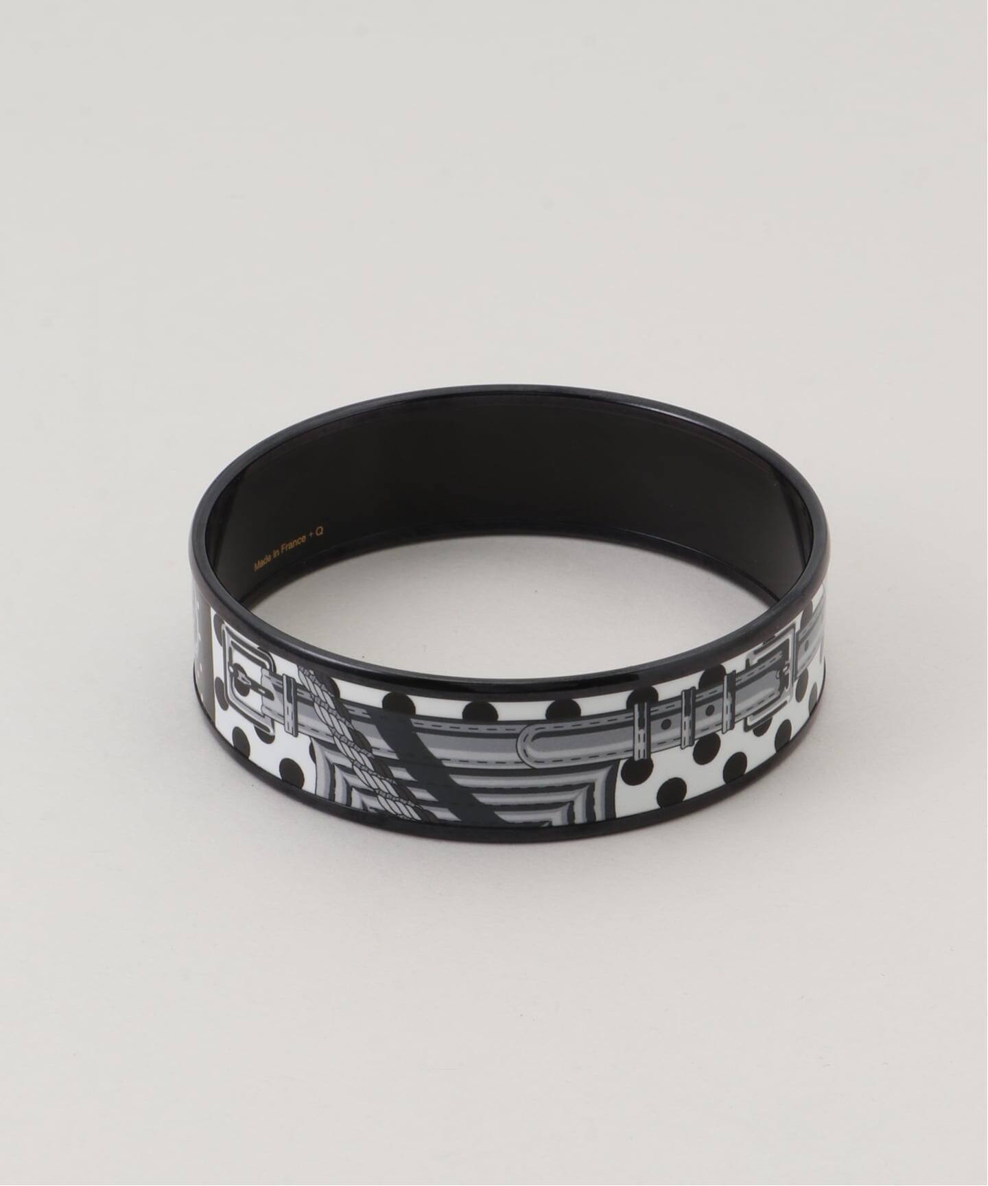 VINTAGE HERMES/エルメス】Email bangle dot mono gm（ブレスレット