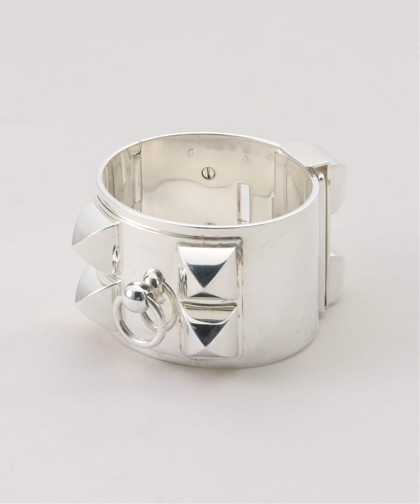 VINTAGE HERMES/エルメス】 Collier de chien bangle gm st