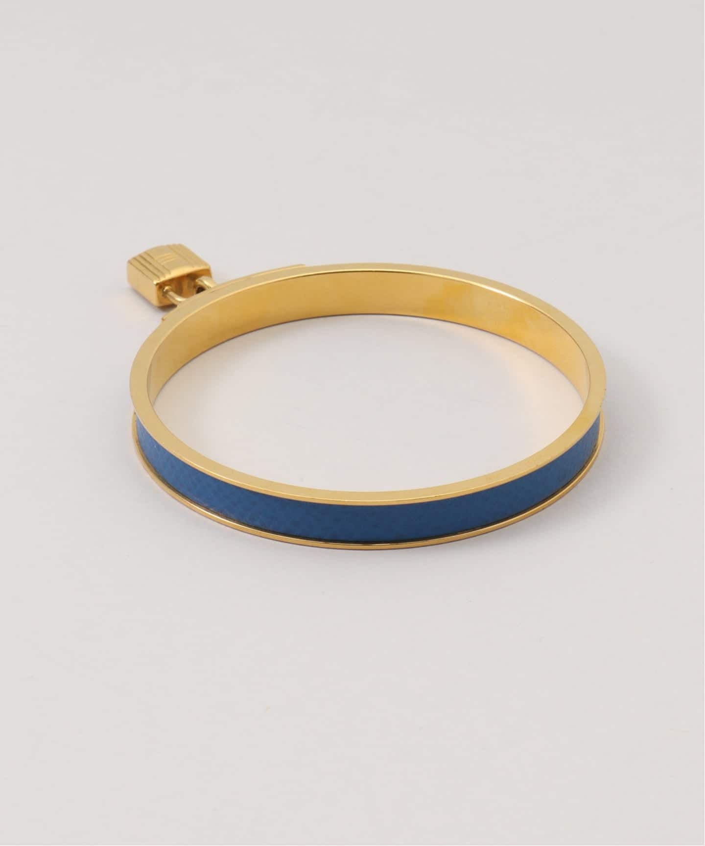 VINTAGE HERMES/エルメス】Kelly cadena bangle blue