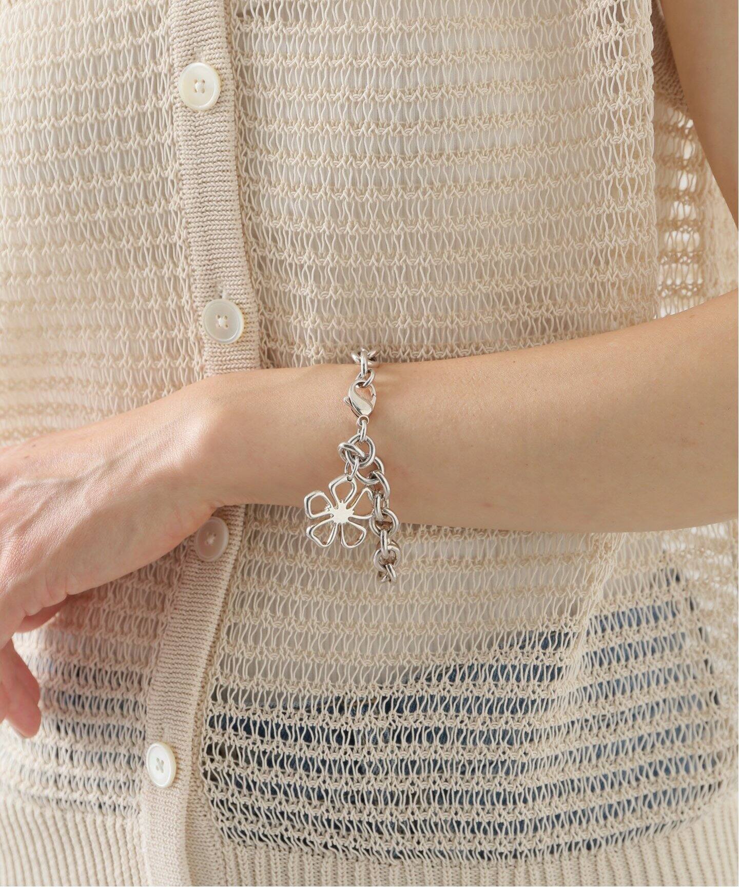 VINTAGE TIFFANY&Co./ティファニー】flower charm bracelet