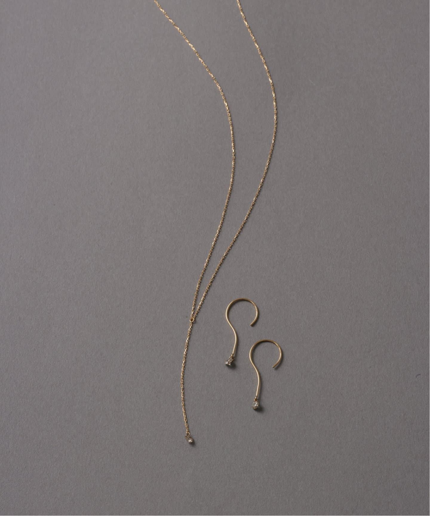 リファインドダイヤパヴェピアス K18（両耳）（ピアス（両耳用
