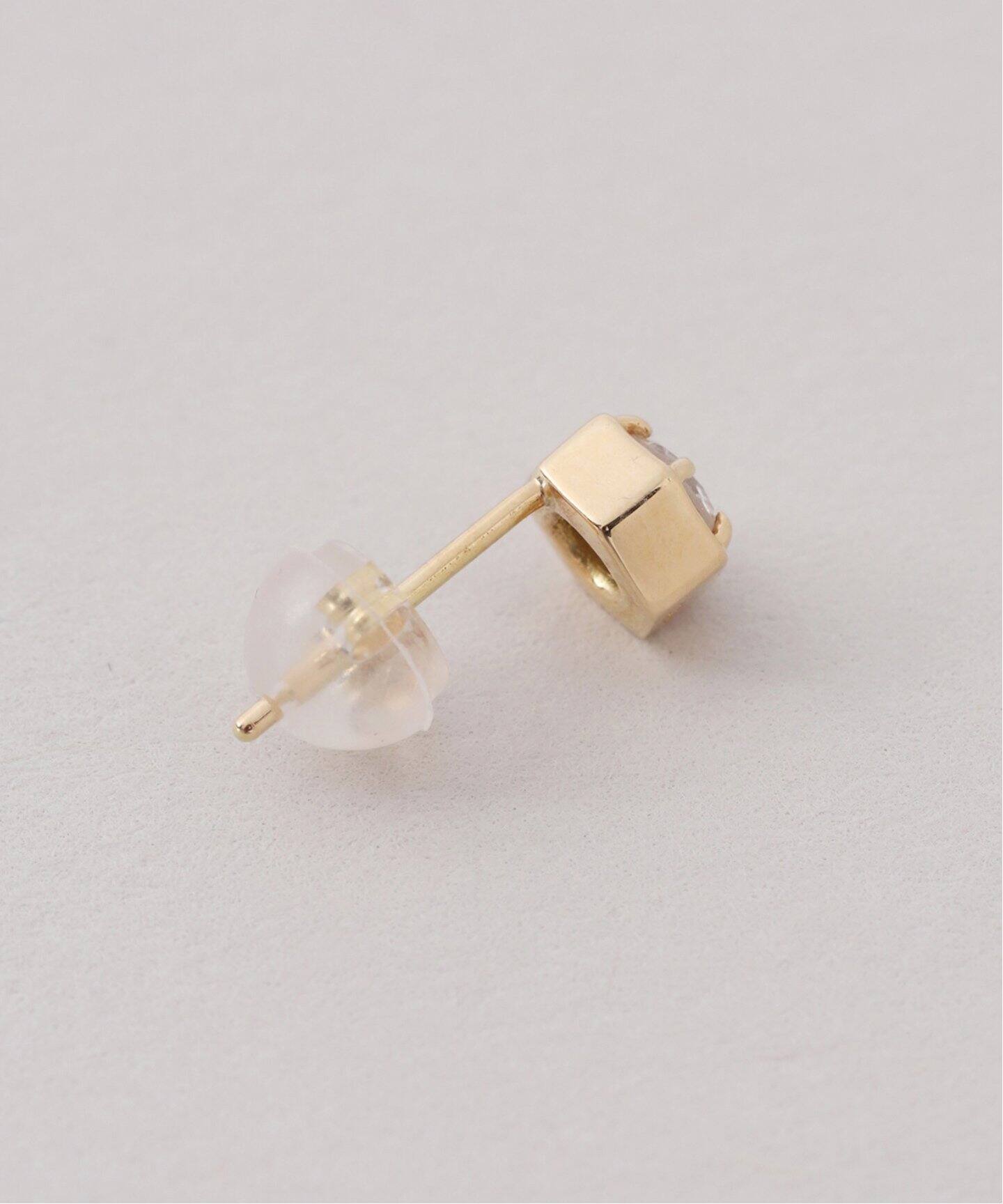 0.18ct六角ダイヤピアス K18（両耳）（ピアス（両耳用））｜Lilas 