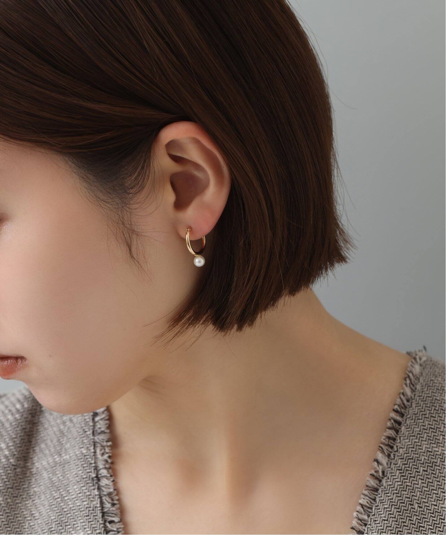 WEB限定》パールルーフピアスL K10（両耳）（ピアス（両耳用 