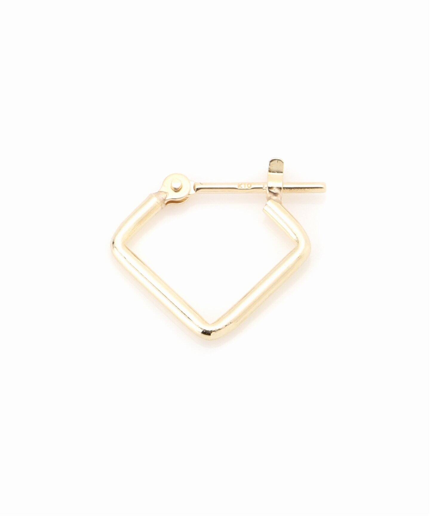 驚きの価格が実現！ WEB限定》トライアングルスモールピアス K10（両耳）（ピアス アクセサリー