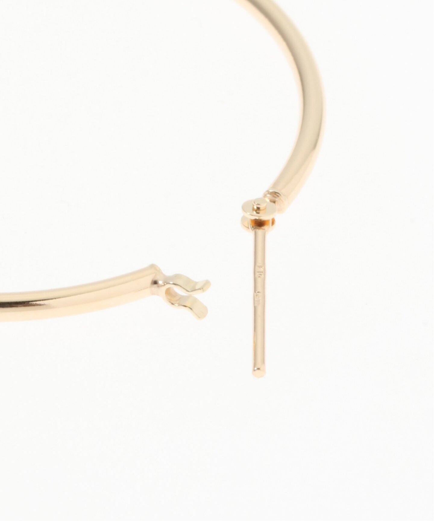 1.5パイプ3.5cmルーフピアス K10（両耳）（ピアス（両耳用））｜Lilas 