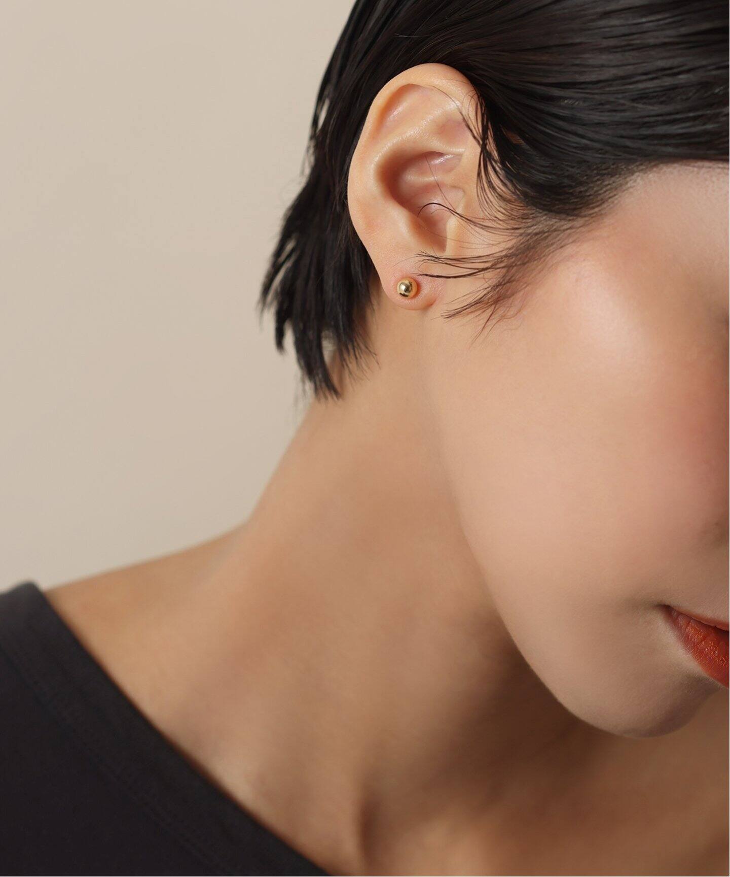 5mmボールピアス K18（両耳）（ピアス（両耳用））｜Lilas（リラ）の 