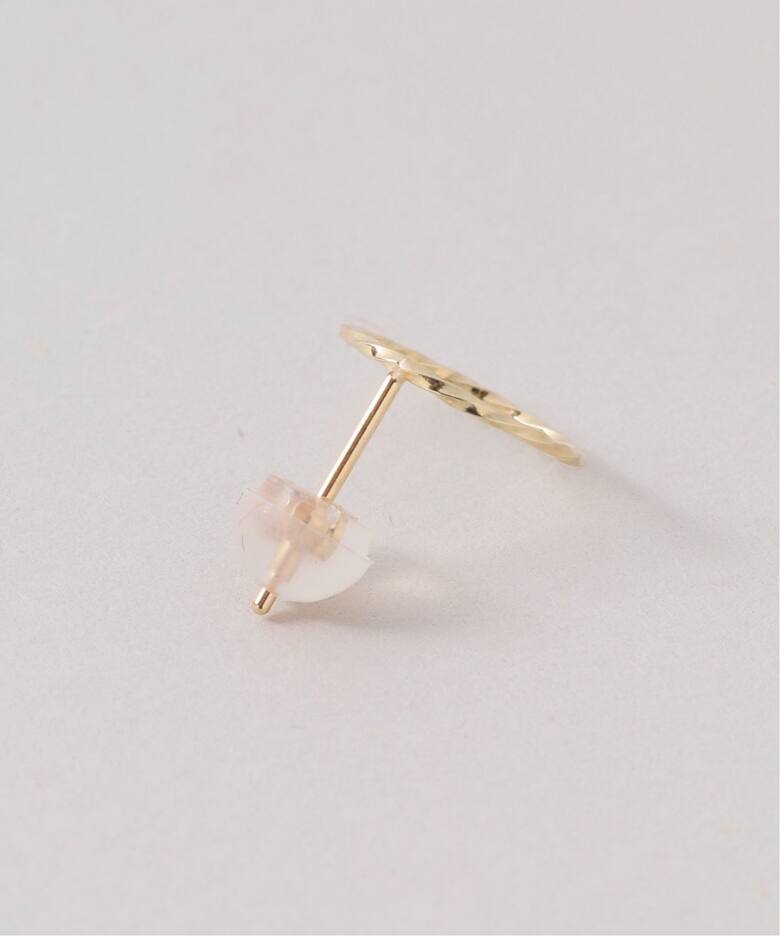スクリューサークルピアス K10（両耳）（ピアス（両耳用））｜Lilas 