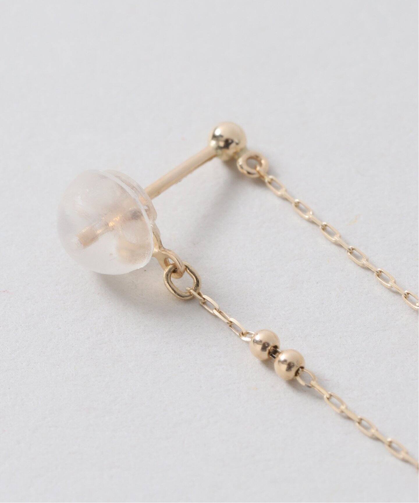 キャビアチェーンピアス K10(両耳)（ピアス（両耳用））｜Lilas