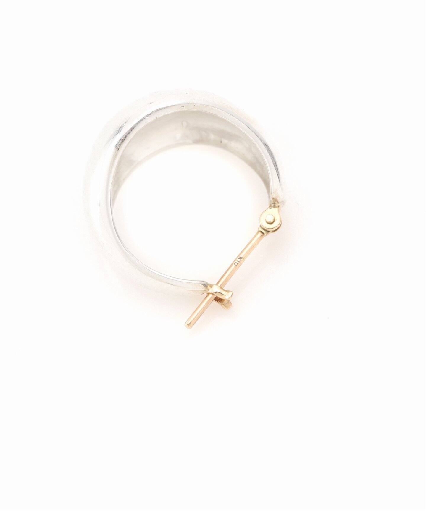予約》【SAMH by LILAS】ワイド月甲丸ピアス SV（両耳）（ピアス（両耳 