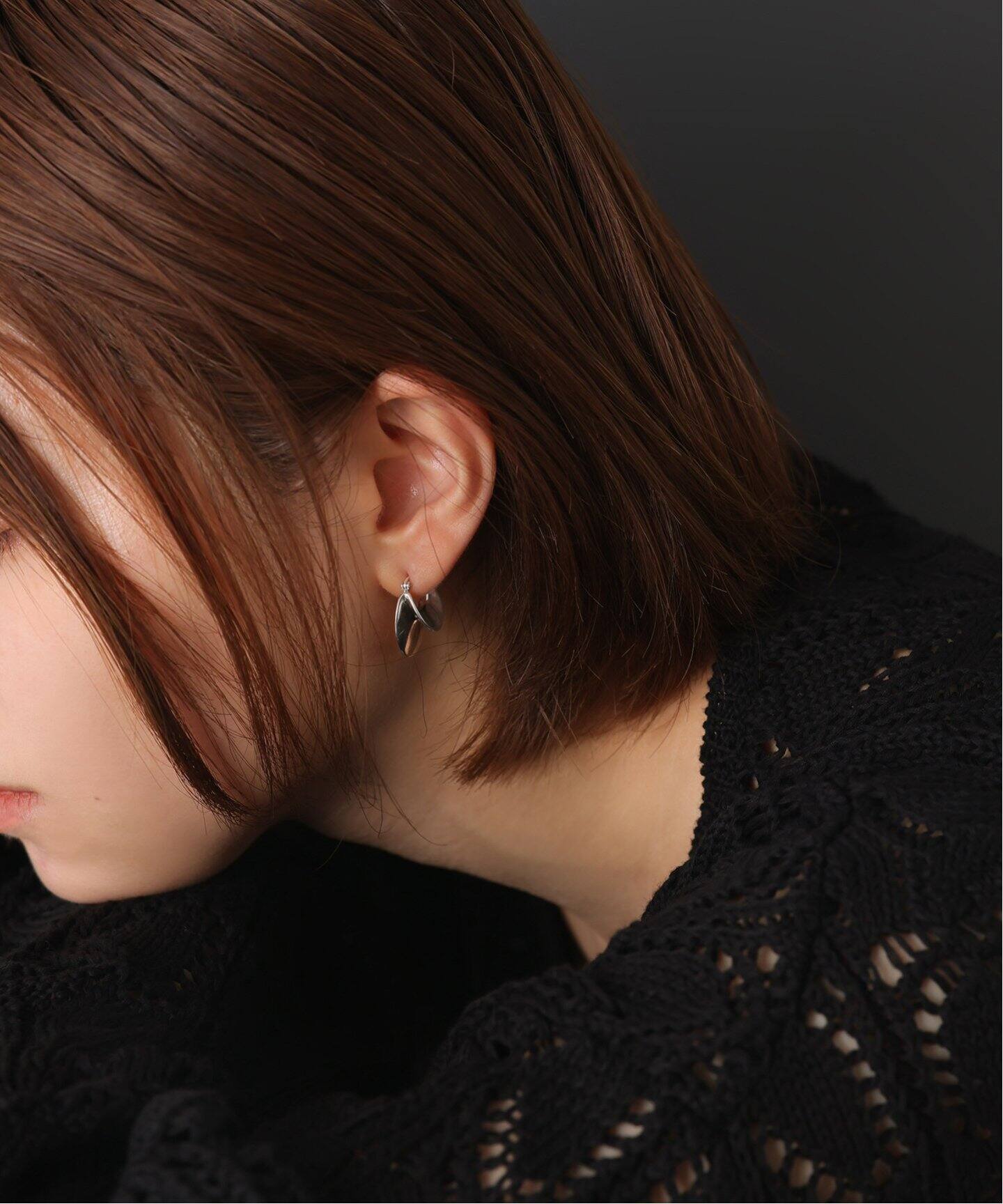 SAMH by LILAS】エスカルゴピアス SV（両耳）（ピアス（両耳用 