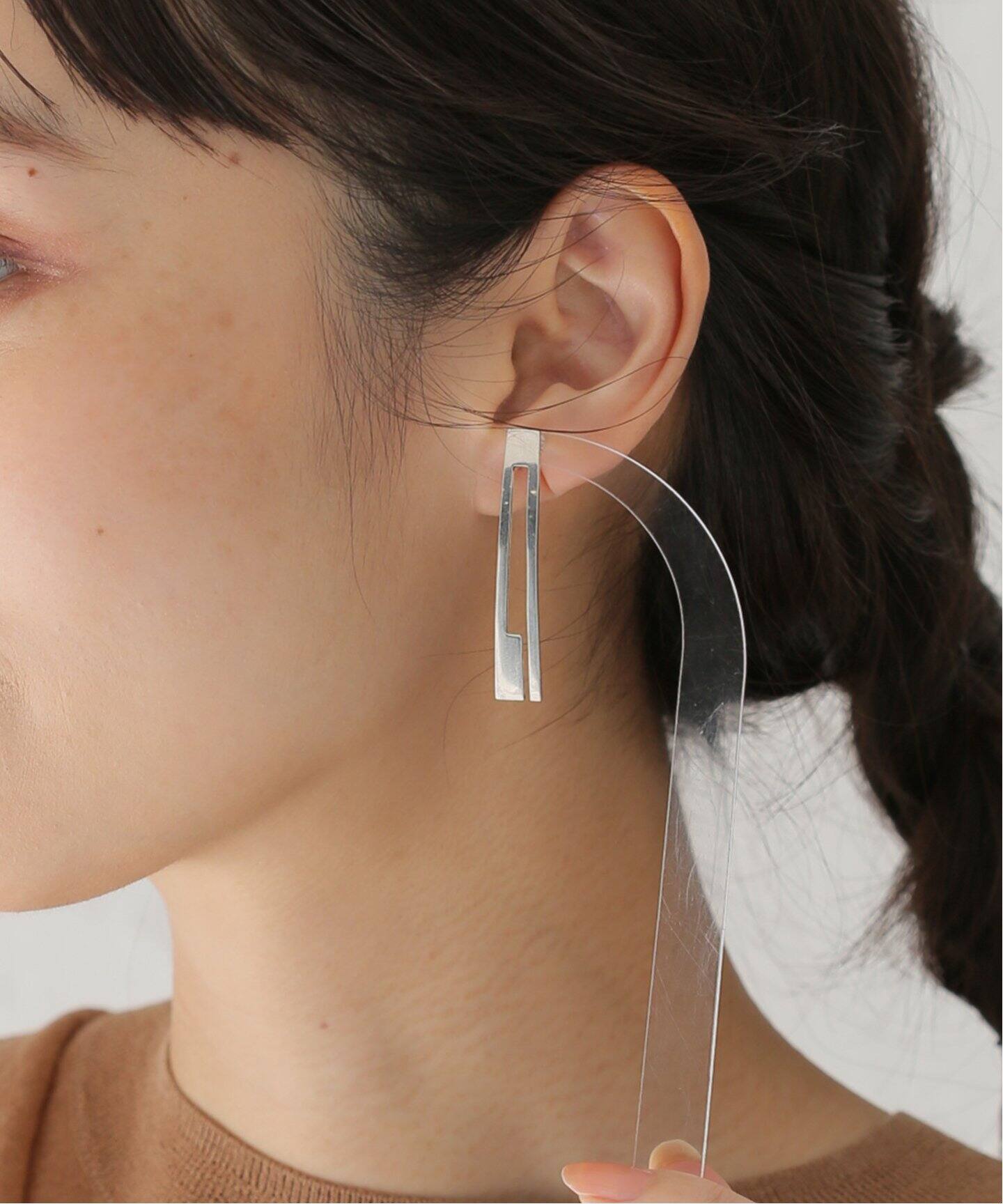 GUCCI / グッチ】G Bar Pierced earrings SLV925（ピアス（両耳用  