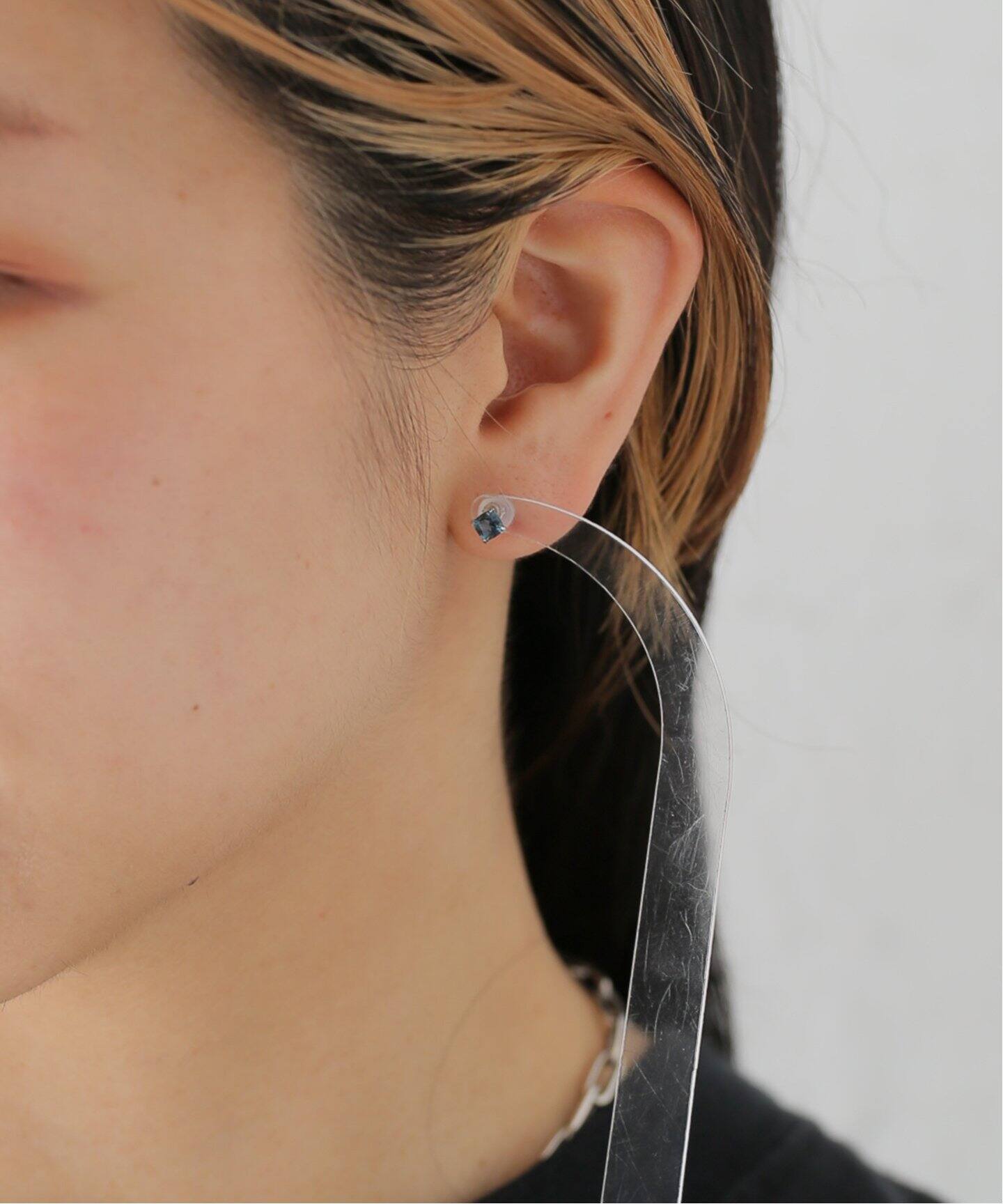 PT ロンドンブルートパーズ ピアス(両耳)（ピアス（両耳用 