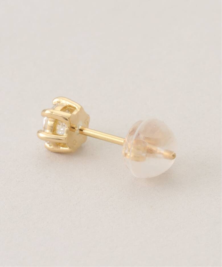 18K 0.5ct diamond pierce(両耳)（ピアス（両耳用））｜DECOUVERTE 