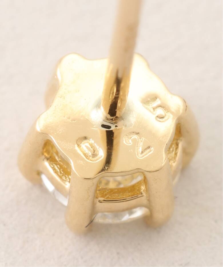 18K 0.5ct diamond pierce(両耳)（ピアス（両耳用））｜DECOUVERTE 
