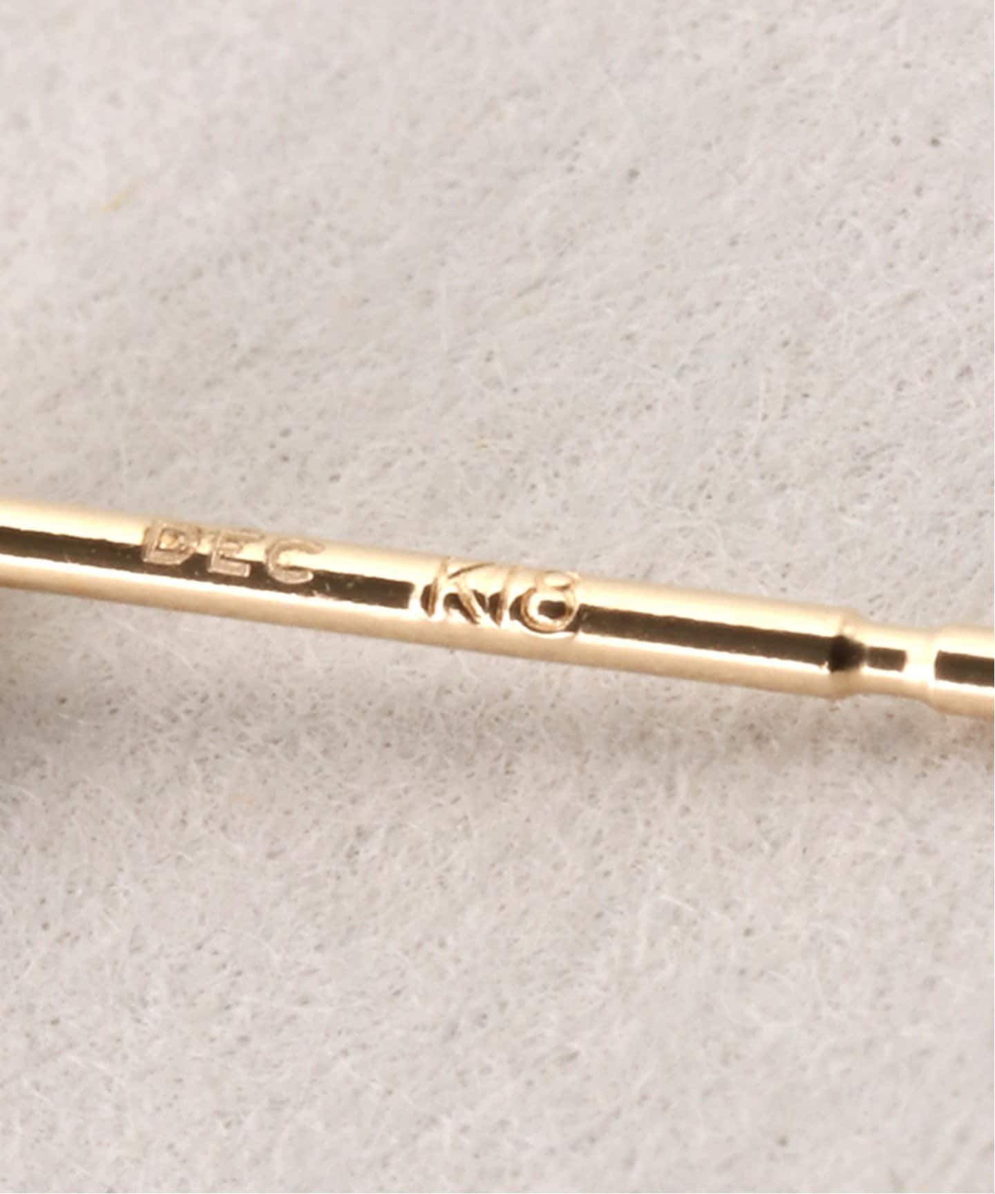 18K 0.3 ball pierce(両耳)（ピアス（両耳用））｜DECOUVERTE