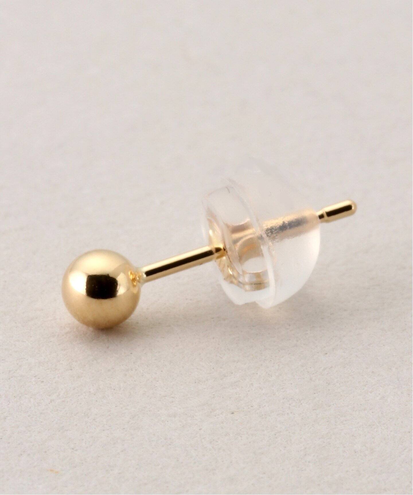 18K 0.3 ball pierce(両耳)（ピアス（両耳用））｜DECOUVERTE