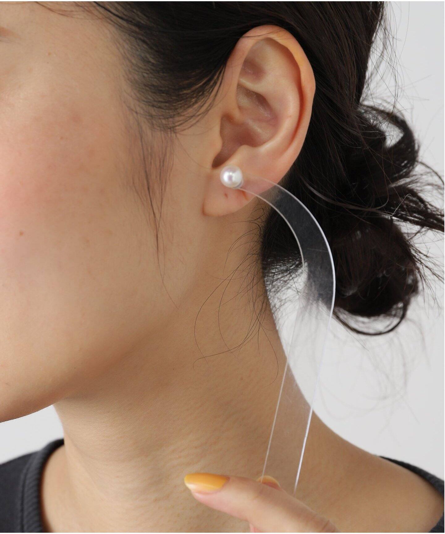 PT 7.0mm 花珠真珠 ピアス(両耳)（ピアス（両耳用））｜DECOUVERTE 