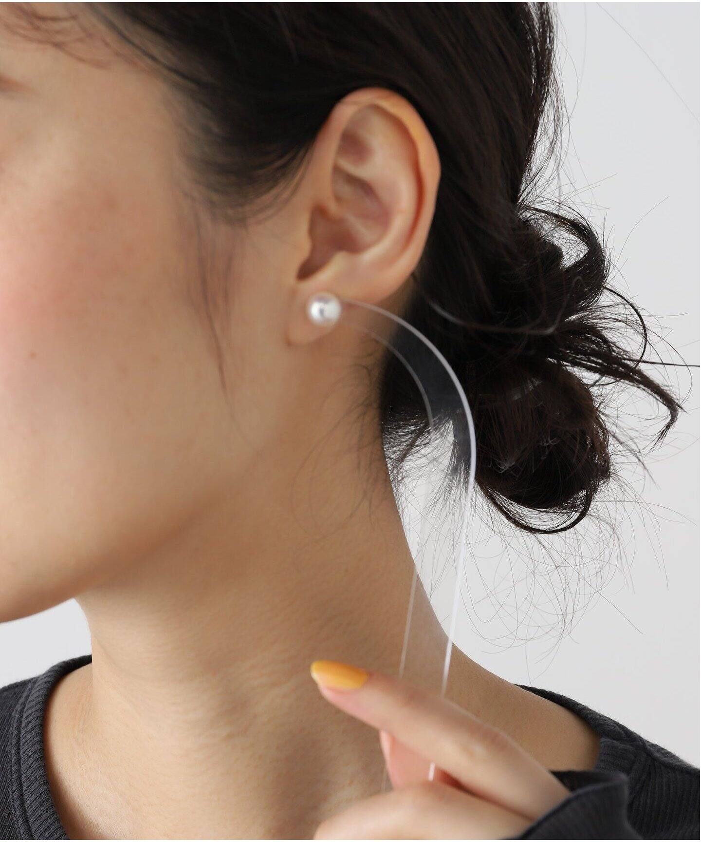PT 8.0mm 花珠真珠 ピアス(両耳)（ピアス（両耳用））｜DECOUVERTE 