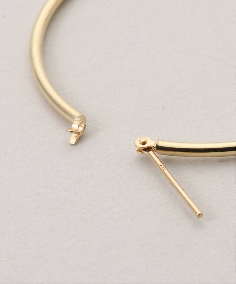 18K 0.15pipe/4.0cm hoop pierce(両耳)（ピアス（両耳用 