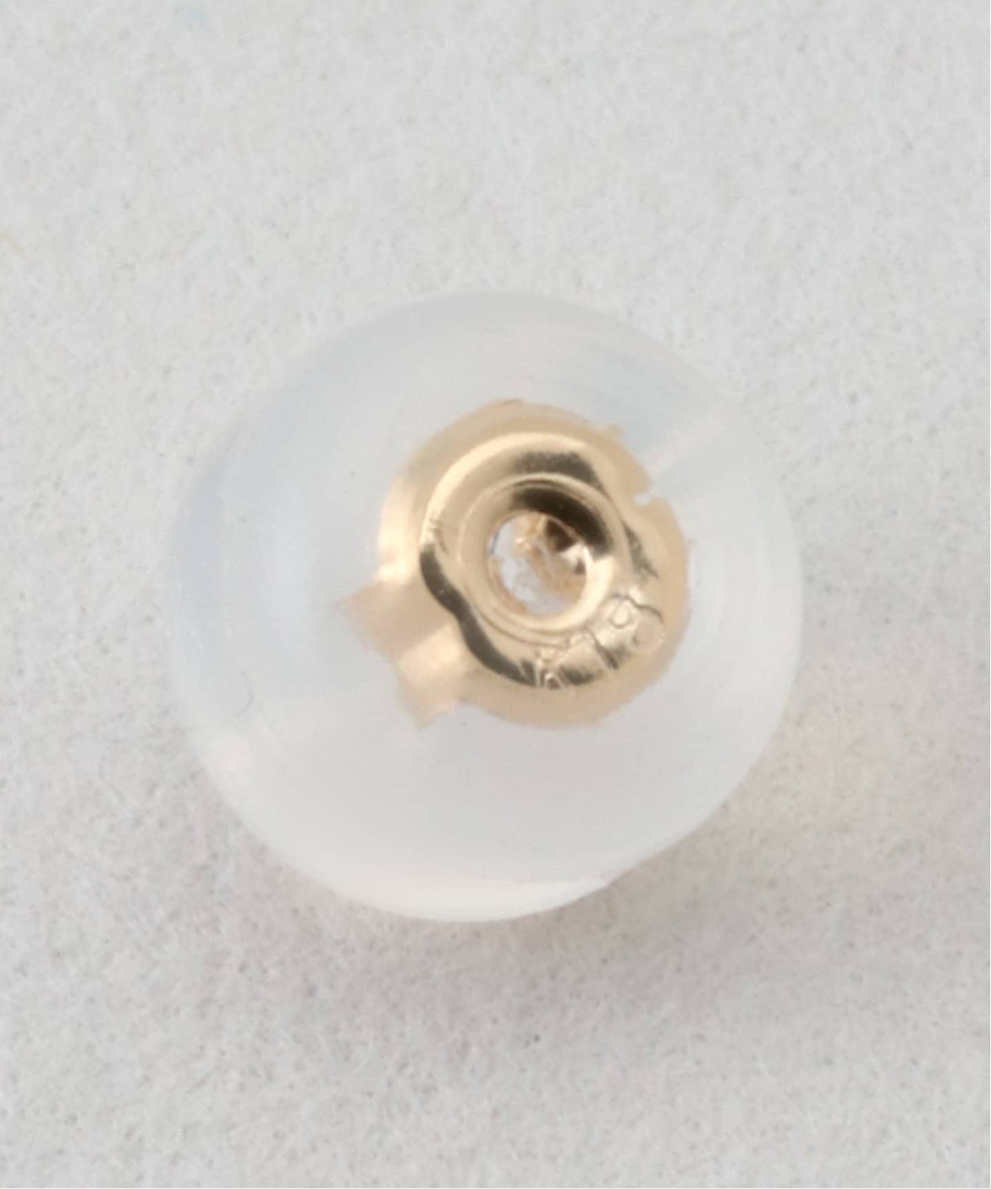 18K 0.12ct diamond bar pierce(両耳)（ピアス（両耳用