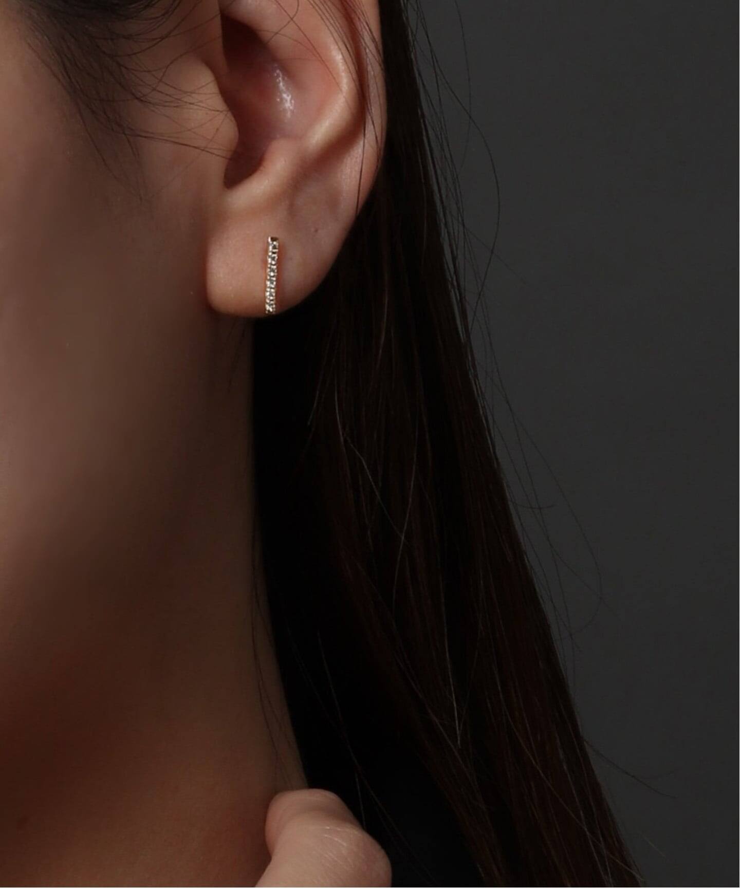 18KYG ピアス （18KYG ゴールドカラー白蝶真珠 イヤリング/ピアス9mm 