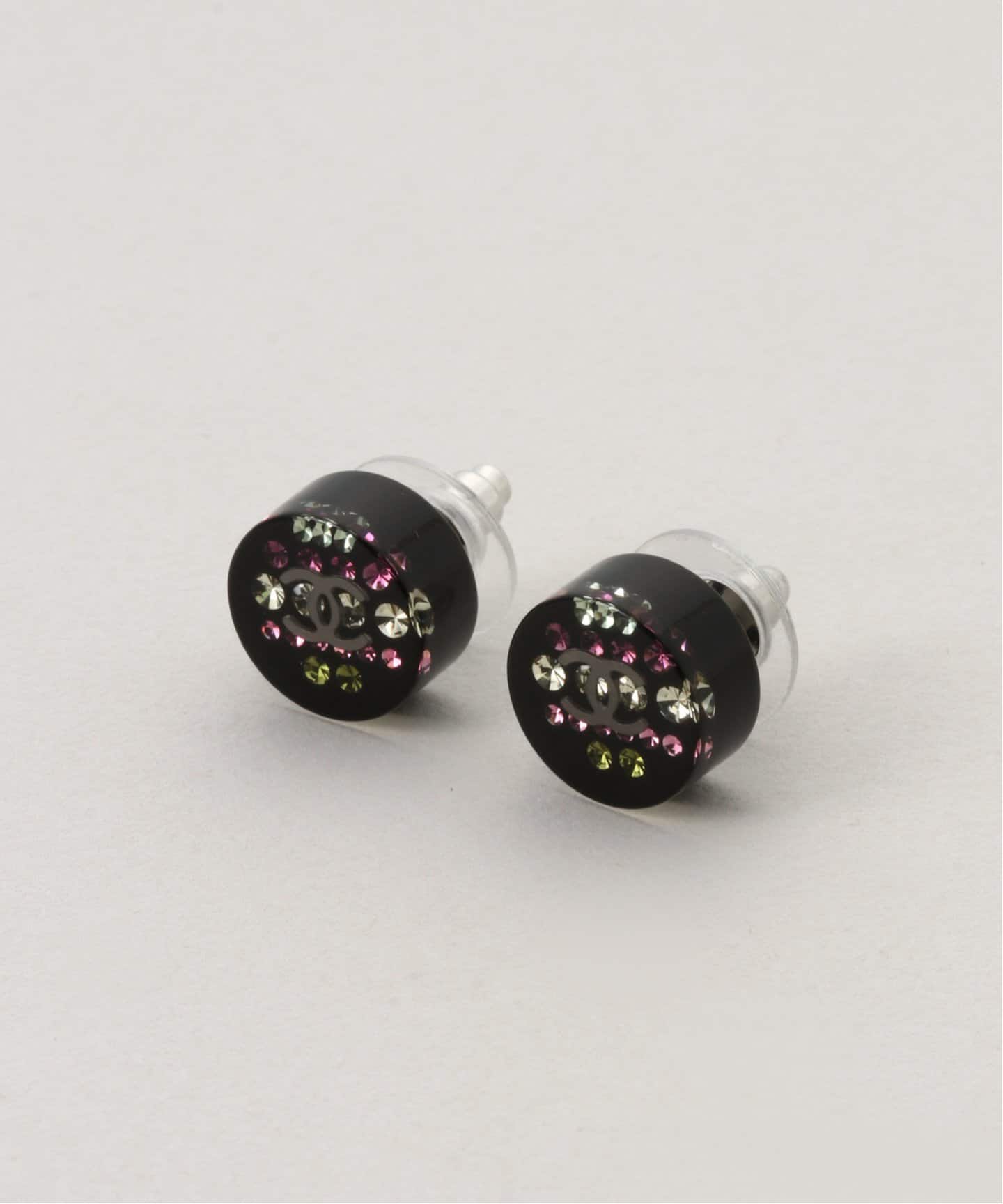 CHANEL 片耳ピアス　ヴィンテージ VINTAGE CHANEL/シャネル】Pierce logo coco w/earcuf(両耳