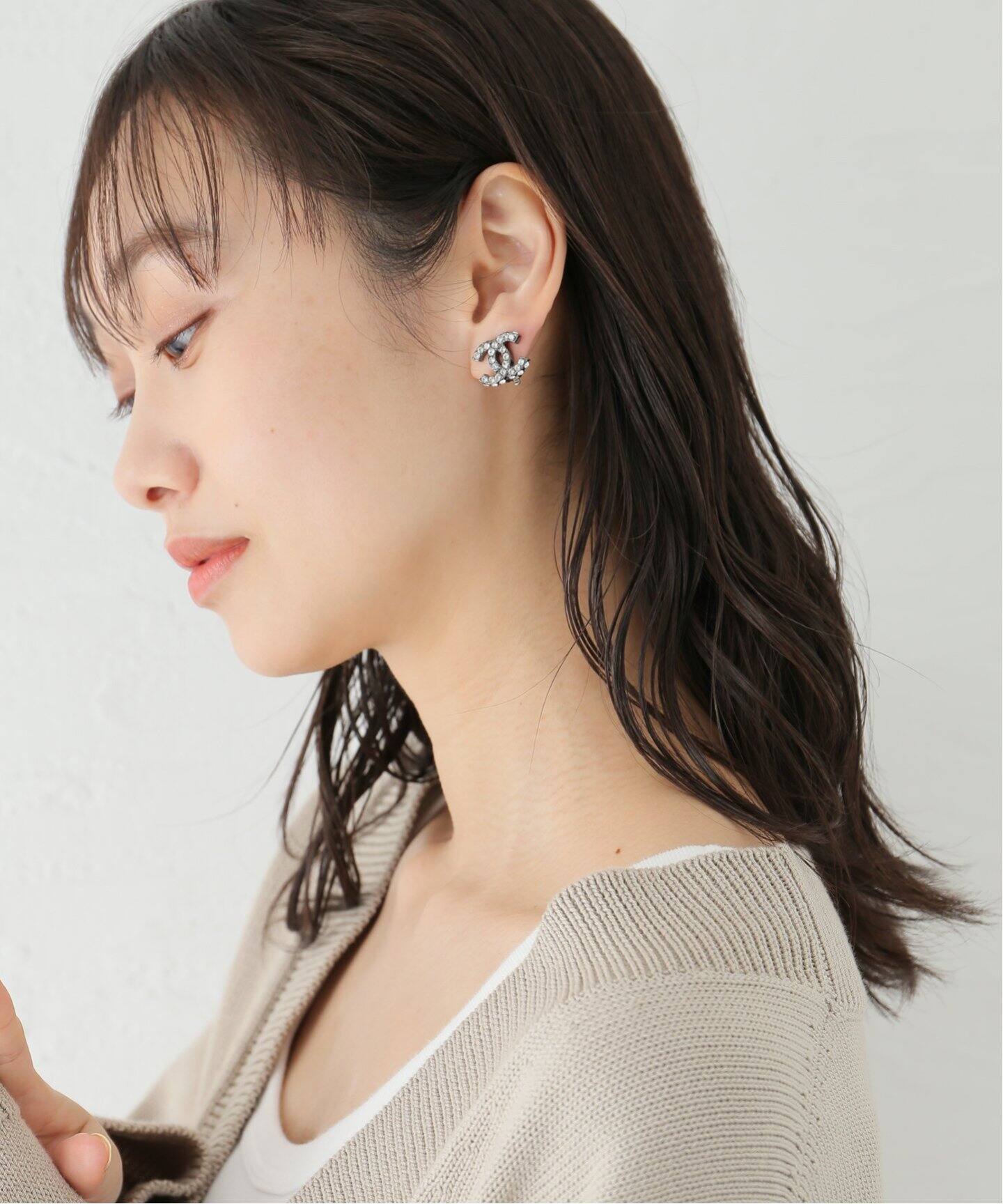 VINTAGE CHANEL/シャネル】イヤリング(両耳)（イヤリング 