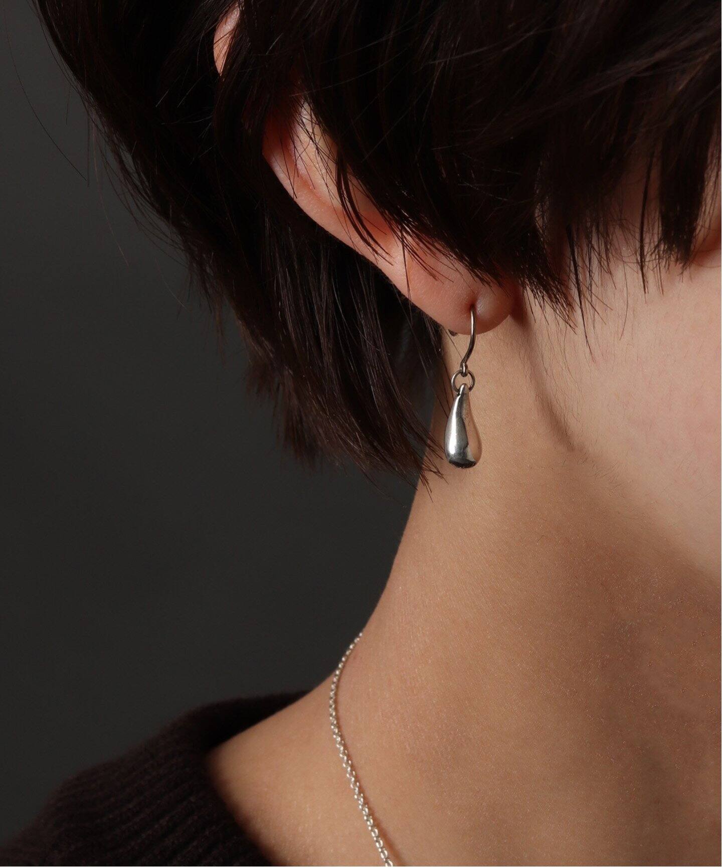 VINTAGE TIFFANY&Co./ティファニー】Teardrop pierce(両耳)（ピアス  
