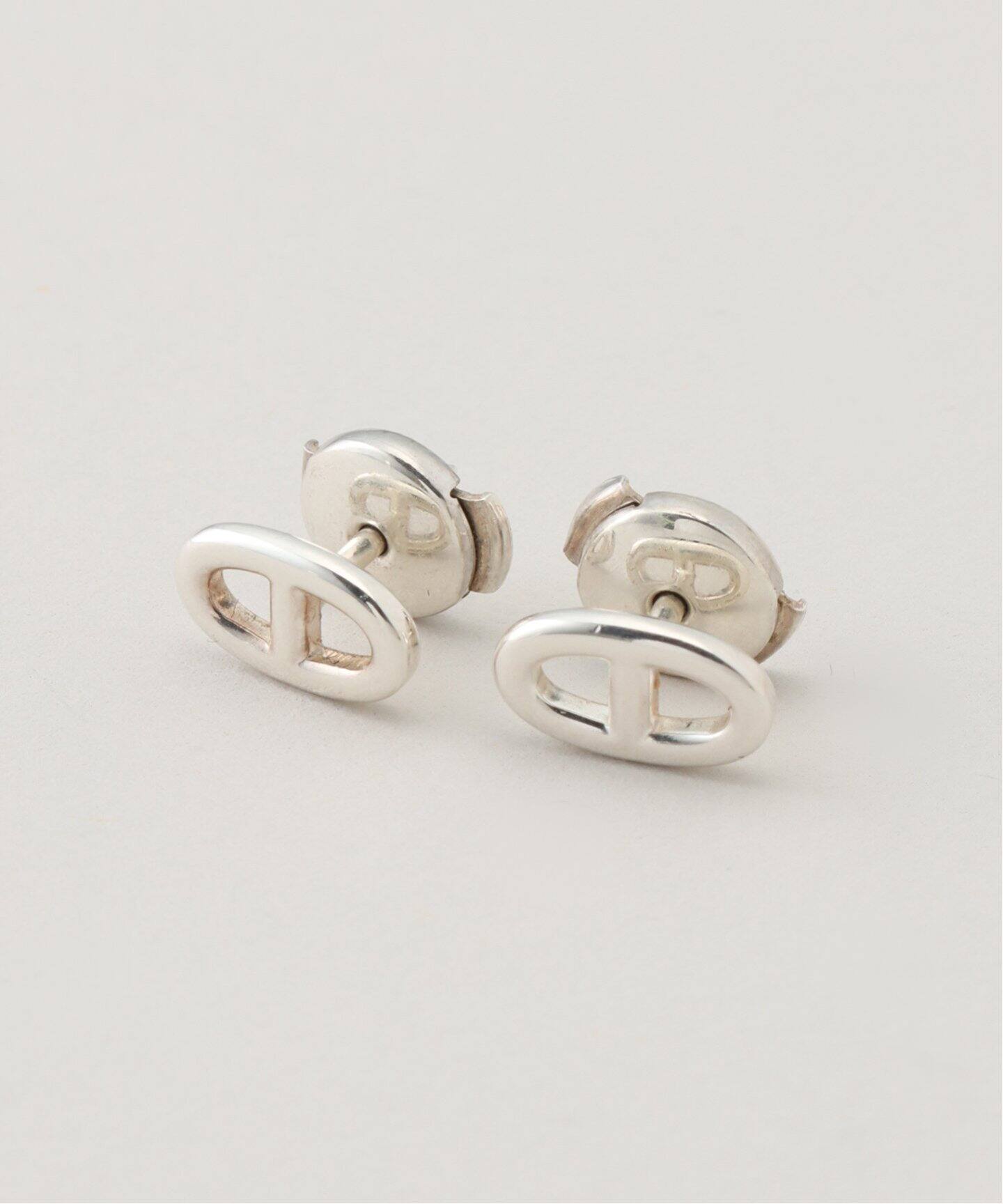 VINTAGE HERMES/エルメス】Chaine dAncre pierce tpm(両耳)（ピアス 