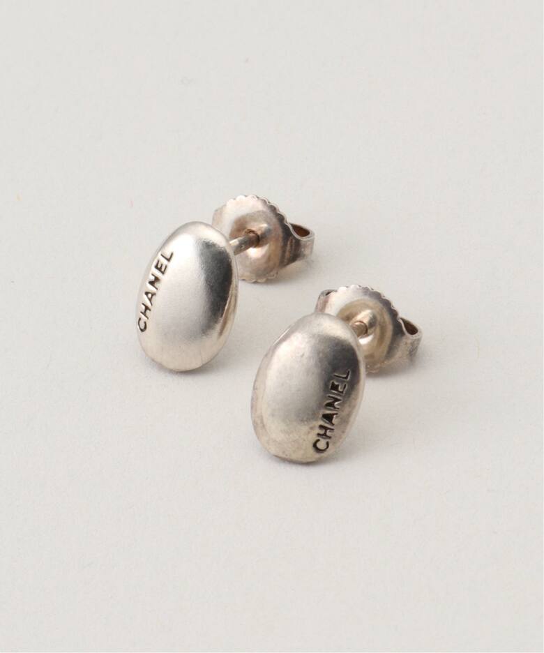 VINTAGE CHANEL/シャネル】 pierce oval mini(両耳)（ピアス（両耳用 