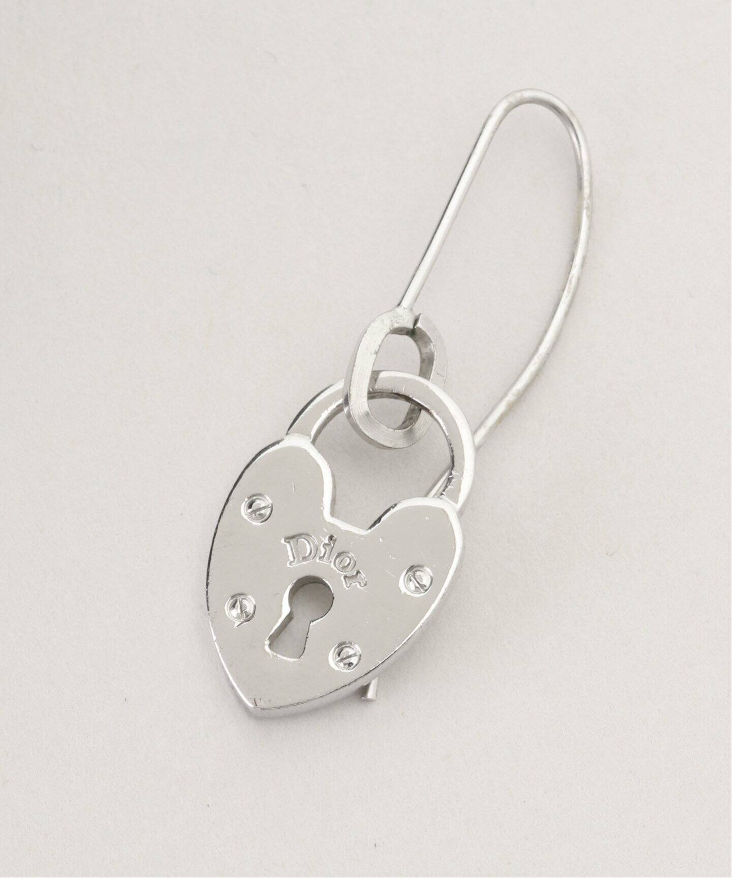 VINTAGE DIOR/ディオール】 pirece heartlock hook(両耳