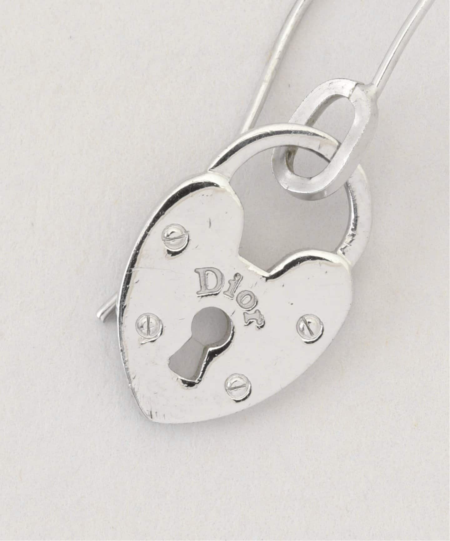 VINTAGE DIOR/ディオール】 pirece heartlock hook(両耳