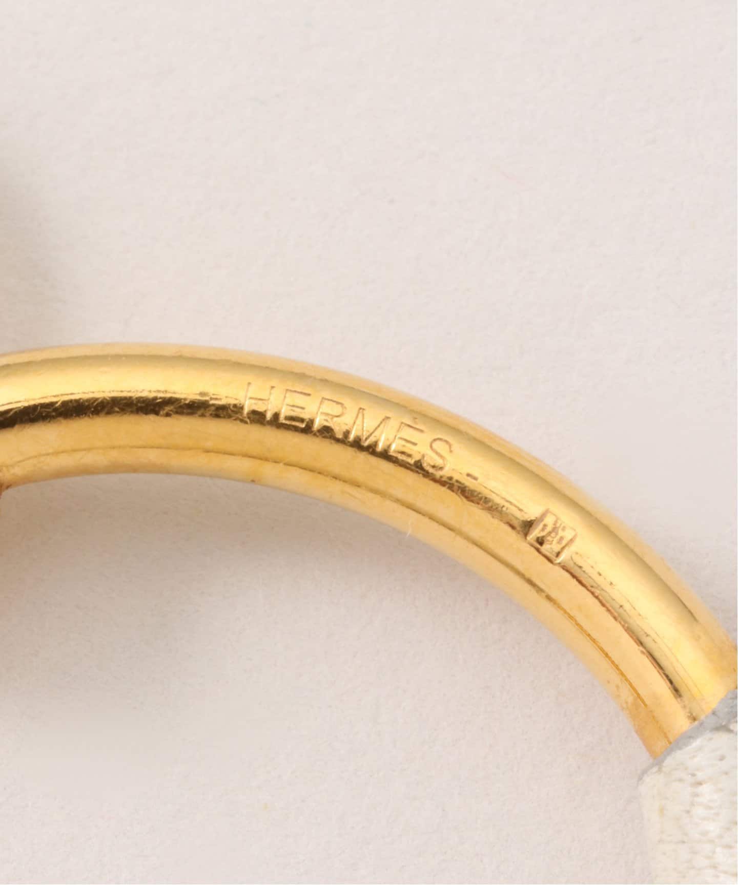 VINTAGE HERMES/エルメス】Loop grand pierce(両耳)（ピアス（両耳用