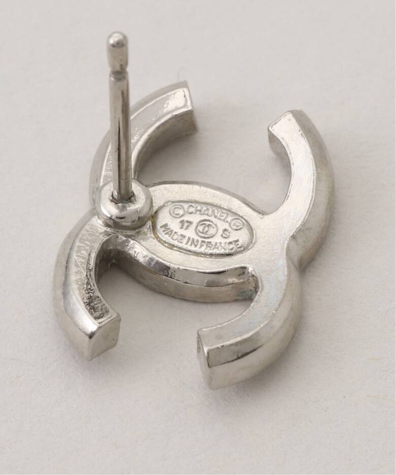 CHANEL/シャネル】pierce rs logo bi-color(両耳)（ピアス（両耳用 