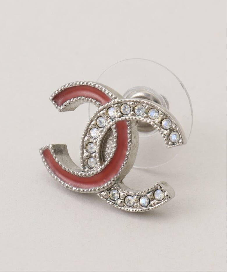 CHANEL/シャネル】pierce rs logo bi-color(両耳)（ピアス（両耳用 