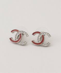 CHANEL/シャネル】pierce rs logo bi-color(両耳)（ピアス（両耳用 