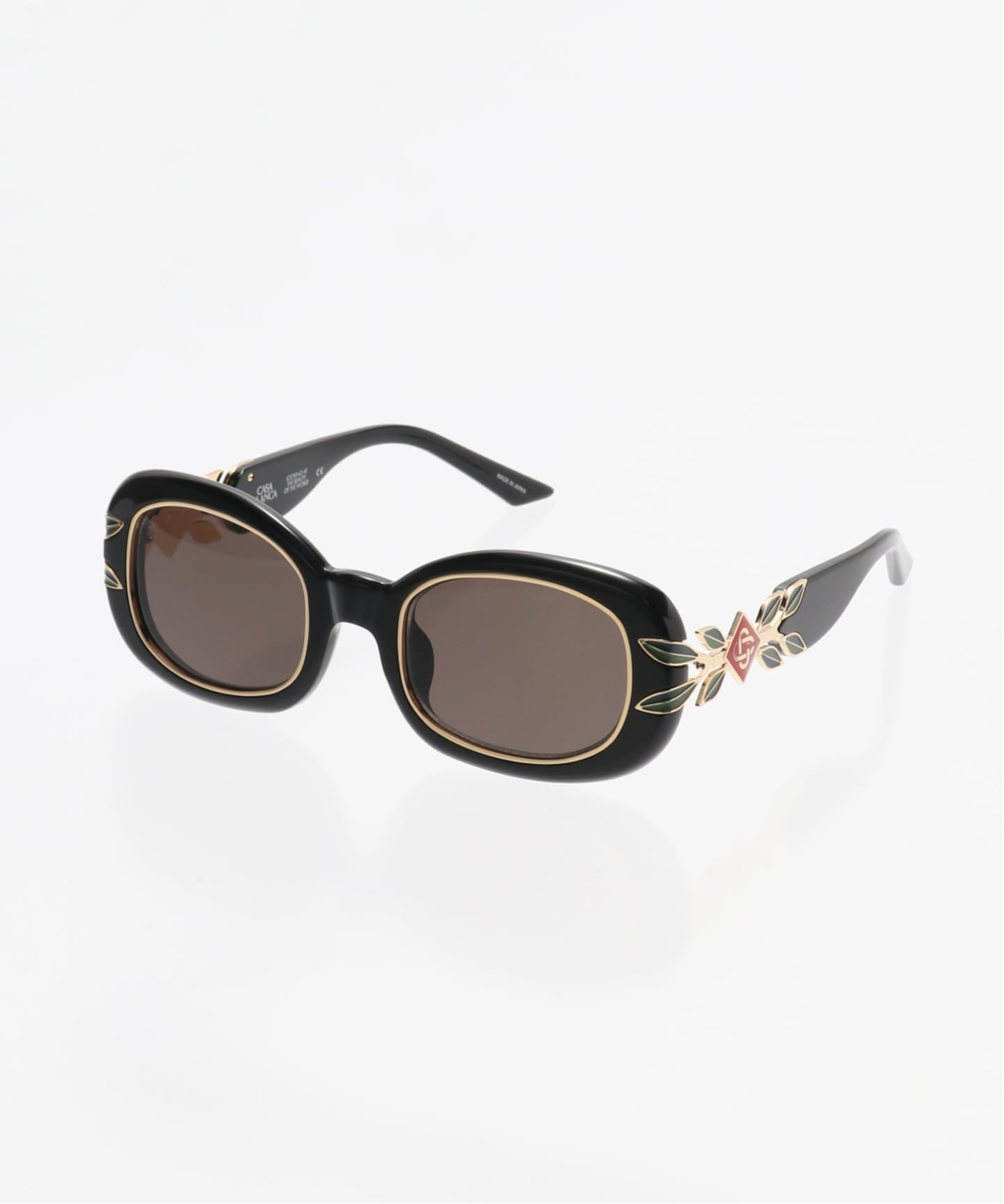 casablanca サングラス CASABLANCA ACETATE METAL OVAL SUNGLASS（サングラス）｜BOICE FROM